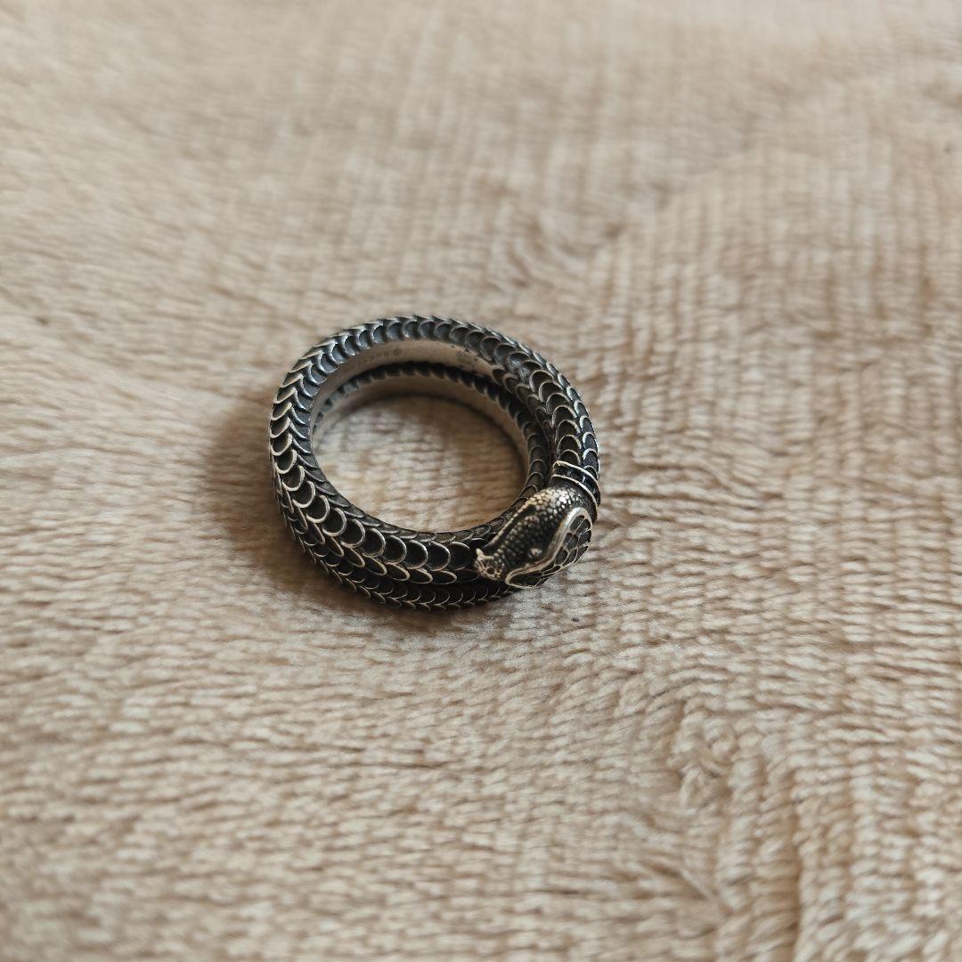 GUCCI 蛇デザインリング サイズ16