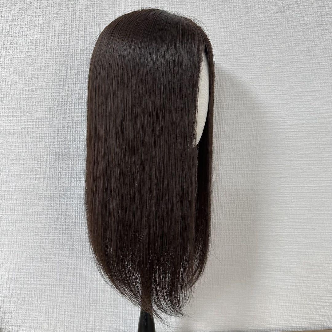 百合子ウィッグ　ヘアピース　15×17cm 長さ45cm