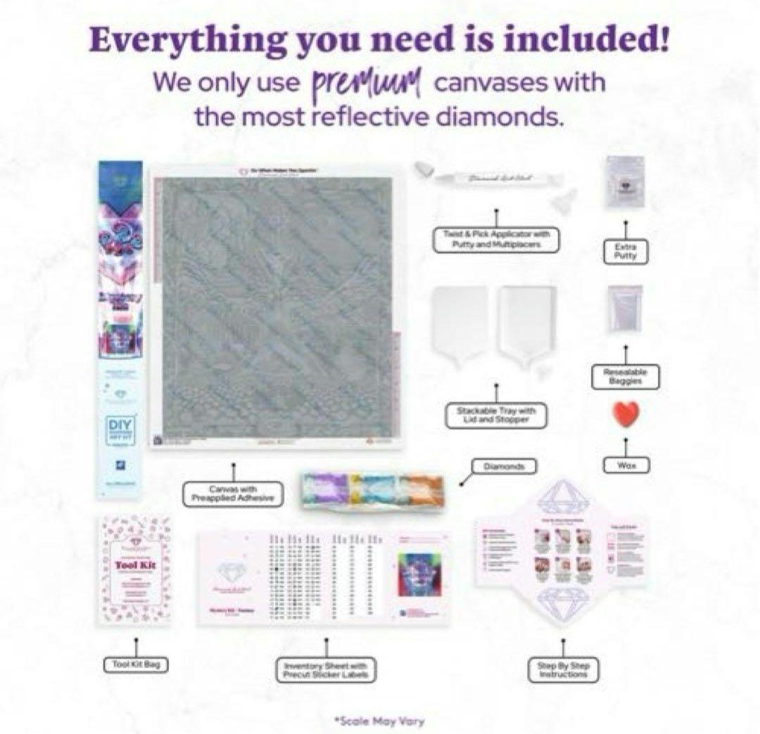 ダイヤモンドアートクラブ　ミステリーダイヤモンドアート