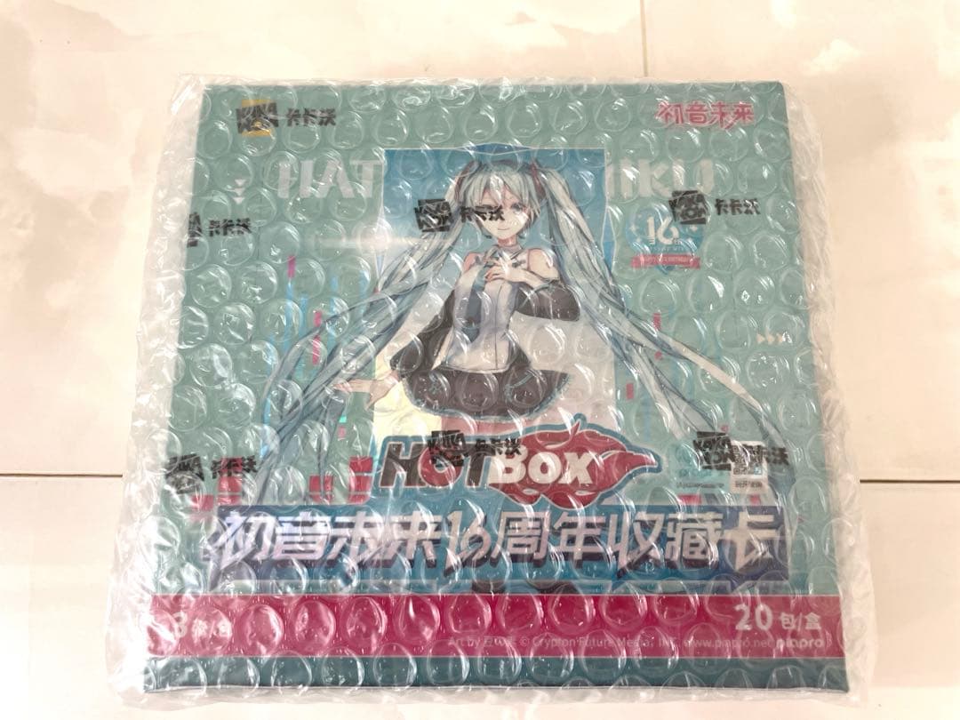 [新品未開封]初音ミク 16周年 コレクションカードボックス
