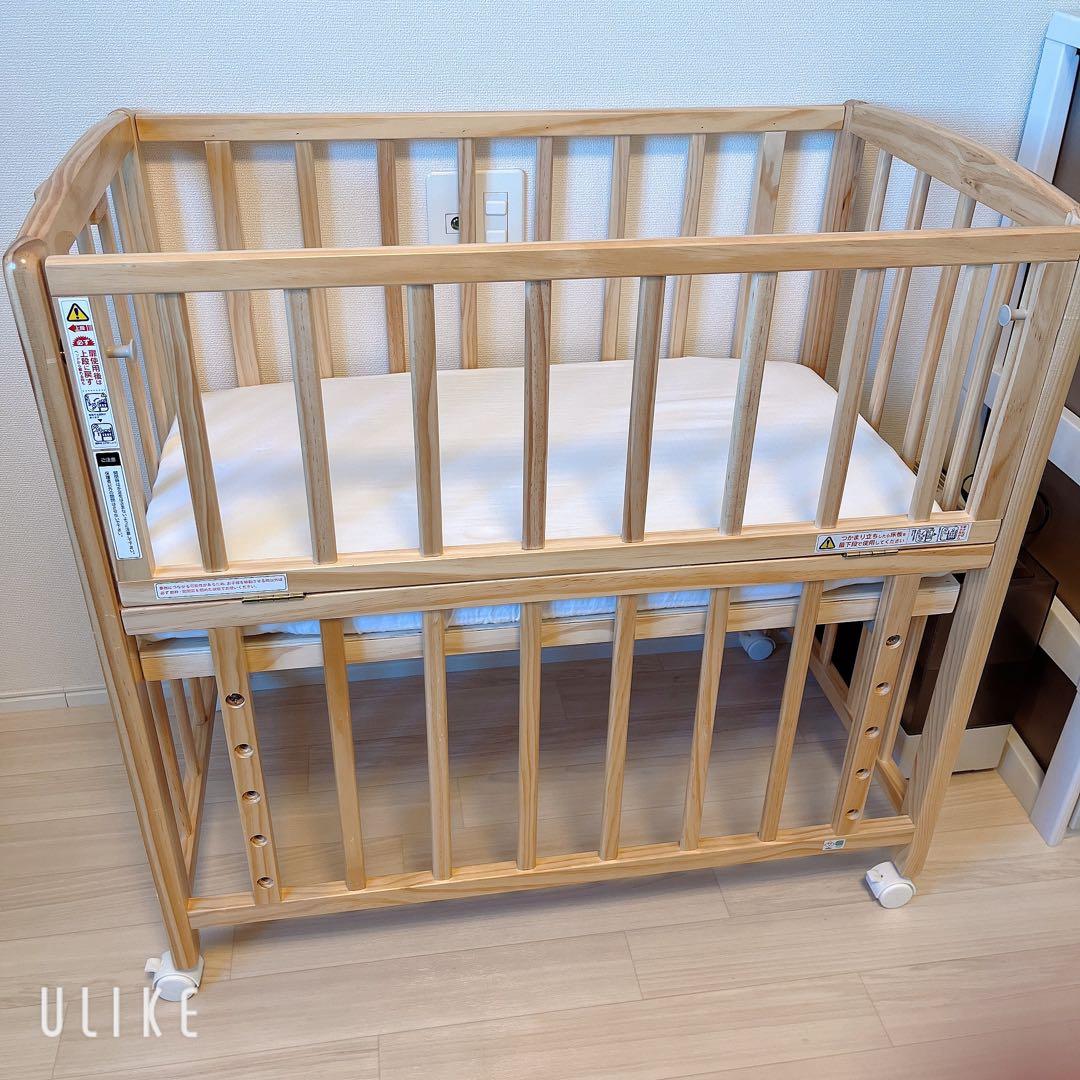 yamatoya リビングコット　ベビーベッド　大和屋　防水シーツ　セット