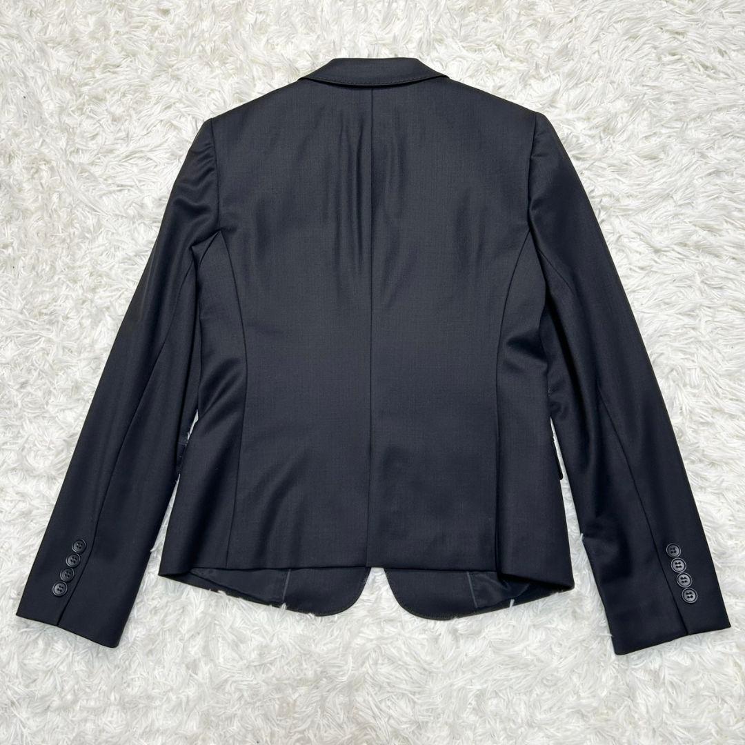 【美品】23区 パンツスーツ セットアップ ブラック ウール生地 M/Lサイズ