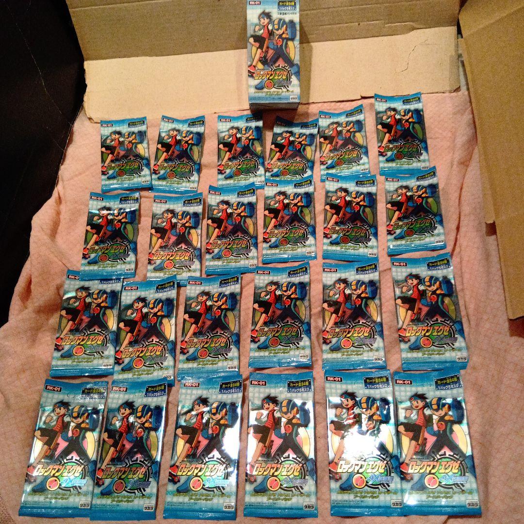 新品　ロックマン　トレーディングカード 24パックセット　デッドストック1BOX