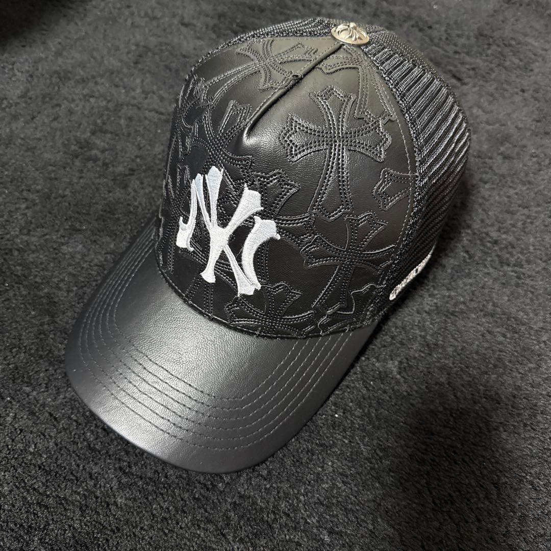 DUALISM クロスレザーメッシュキャップ