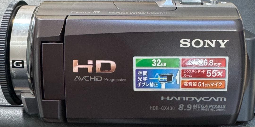 SONY HDR-CX430V ビデオカメラ