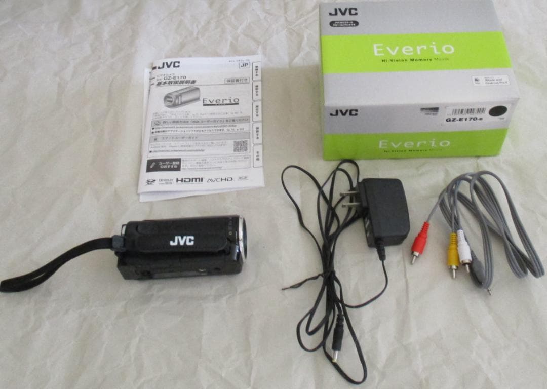 【美品】JVC Everio FULL HD GZ-E170 ビデオカメラ 本体