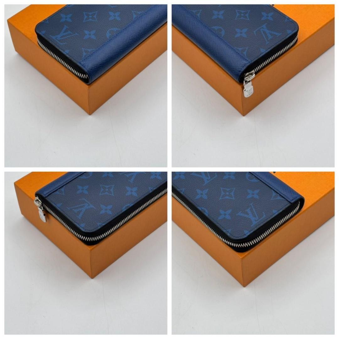 新品に近い ルイヴィトン ジッピーウォレット ヴェルティカル タイガラマ 青