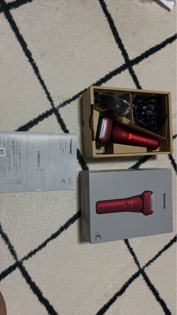 Panasonic メンズ電気シェーバー ES-L341D レッド