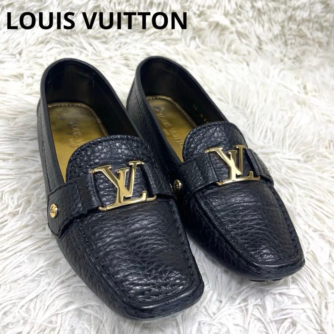 極美品‼️ ルイ ヴィトン　ローファー　モンテカルロ　モカシン　ロゴ金具　ＬＶ