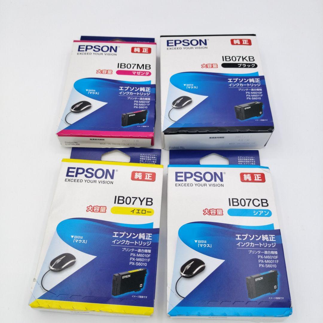 EPSON 純正インクカートリッジIB07 4色セット