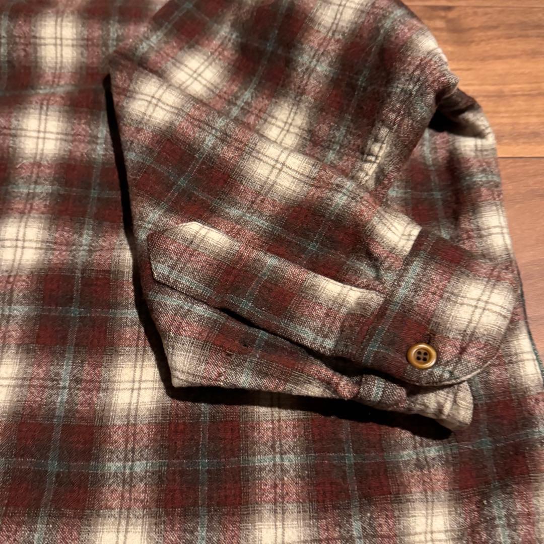 70s pendleton ボードシャツ　オンブレ　ビッグサイズ