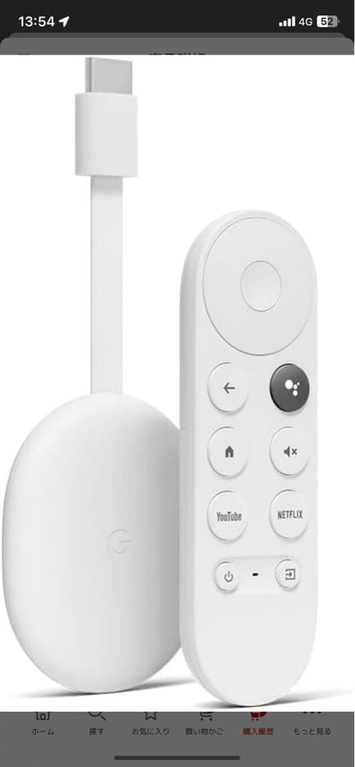 Google グーグル クロームキャスト 4Kモデル GA01919-JP