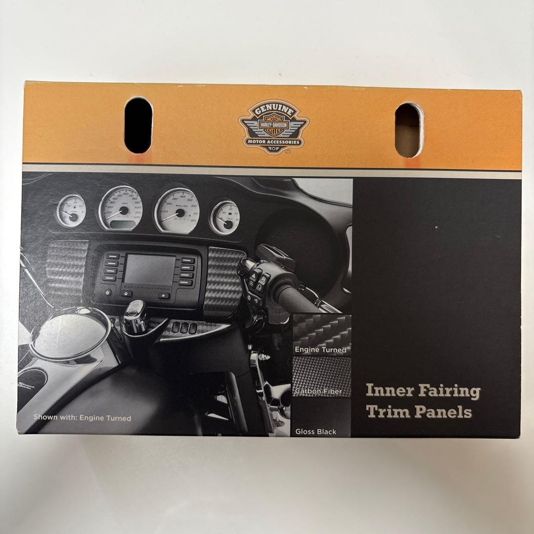 鴨*ん様 バイク 外装トリムパネル グロスブラック