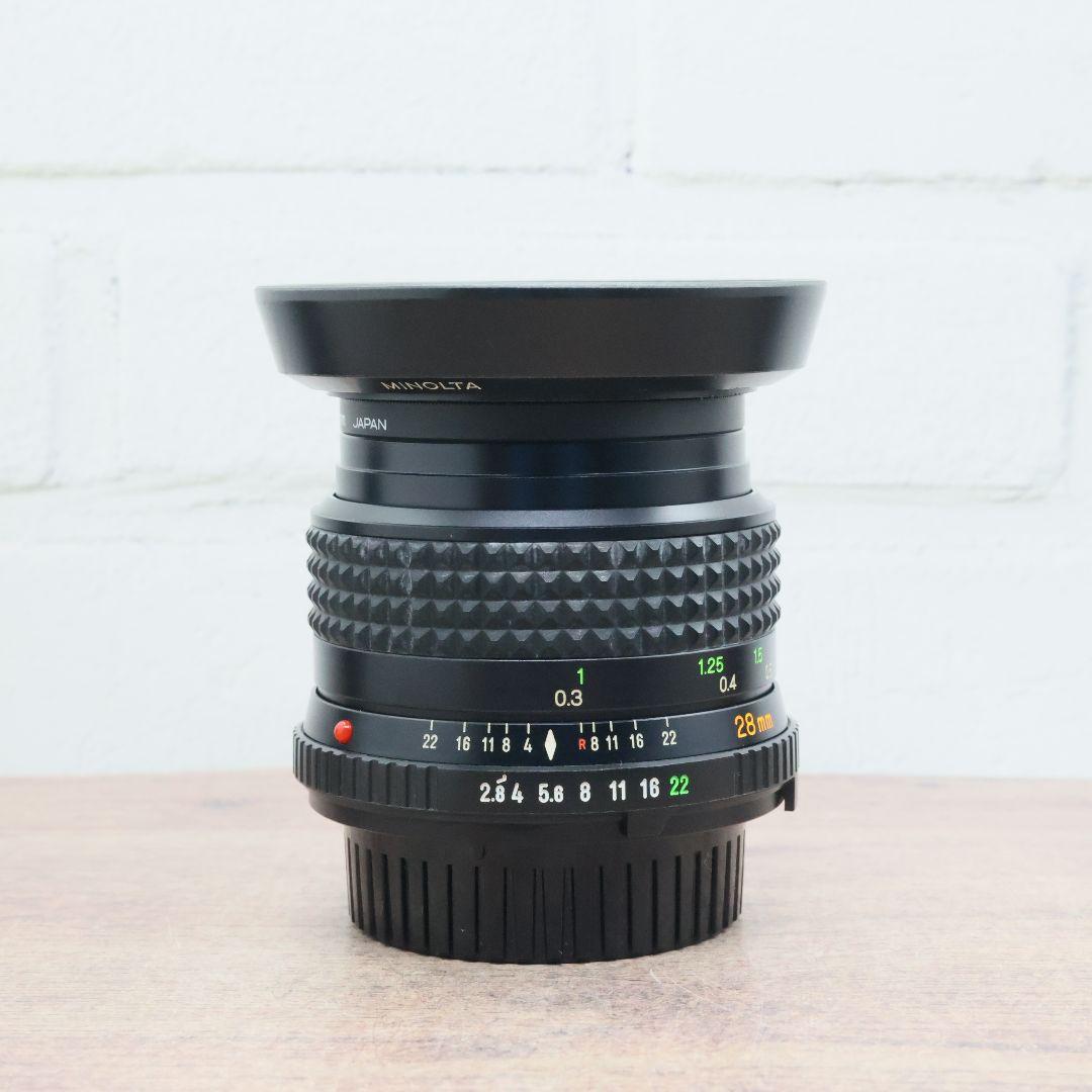MINOLTA MD W.ROKKOR 28mm F2.8 後期型 【光学美品】
