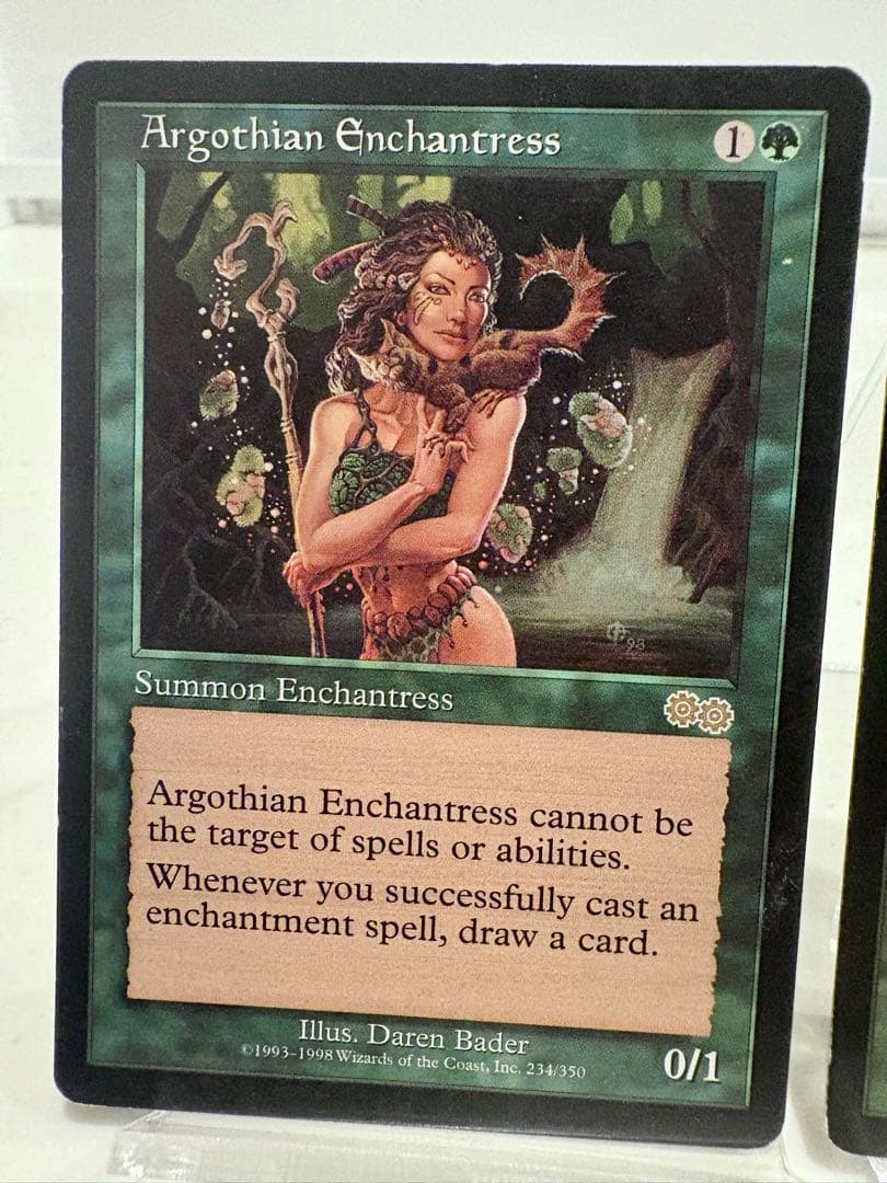 アルゴスの女魔術師/Argothian Enchantress英語版4枚セット
