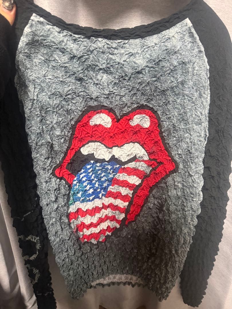 トップス MASU THE ROLLING STONES POPCORN RAGLAN T