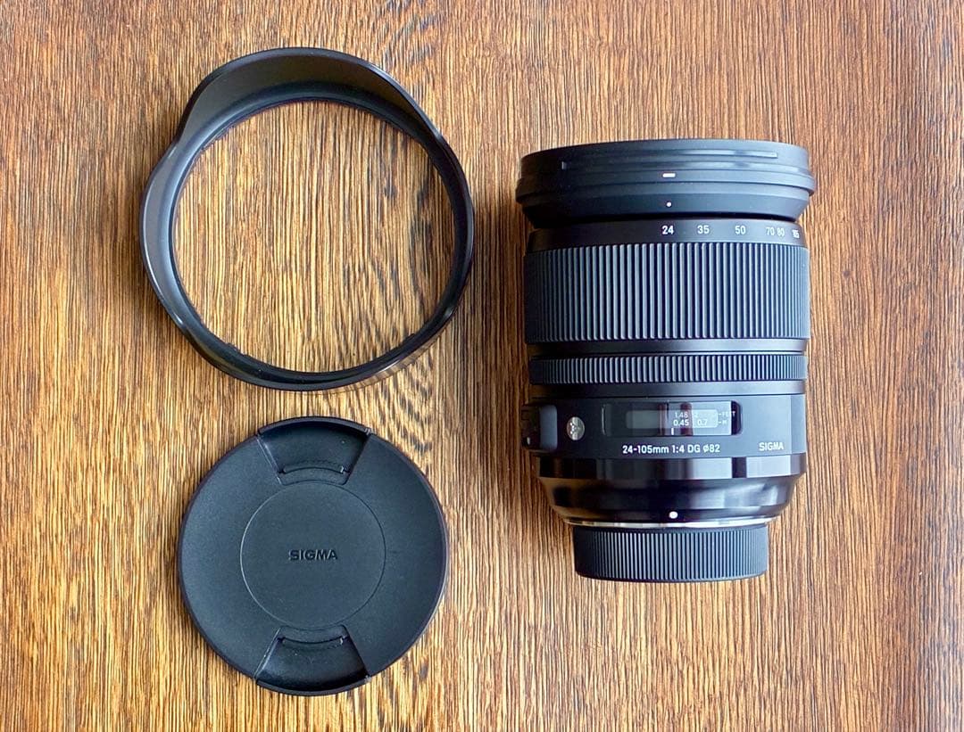 最安 美品 シグマ 24-105mm F4 DG OS HSM Art ニコンF