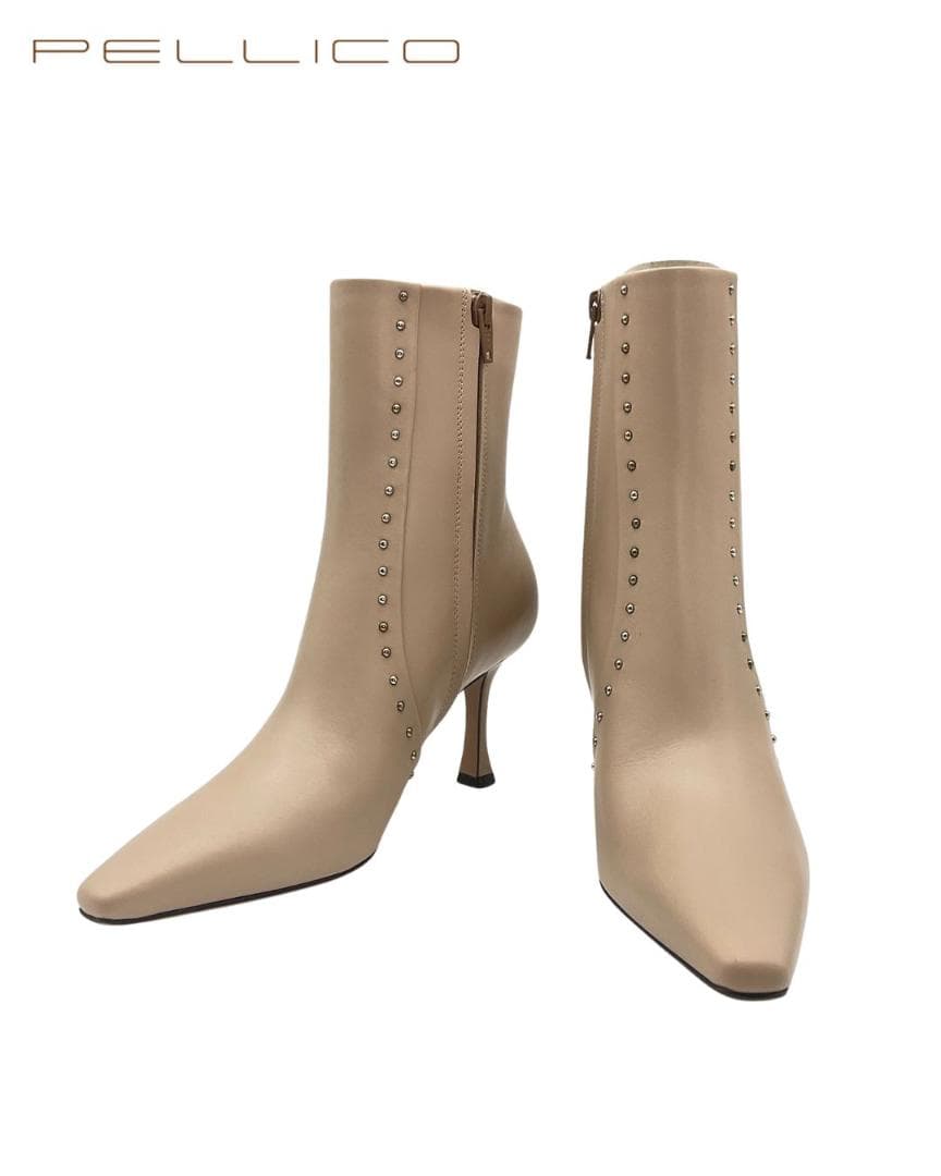 【未使用】PELLICO VENERE サイドゴアヒールブーツ 37.5