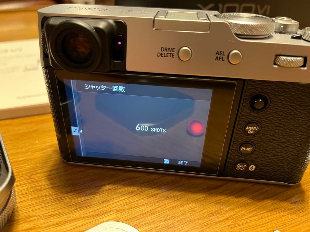 【ショット数600回】FUJIFILM x100ⅵ シルバー アクセサリー多数