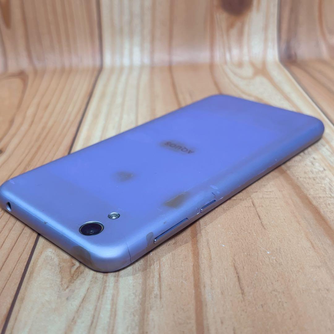 SIMフリー 本体 AQUOS sense 32 GB 082G4 パープル