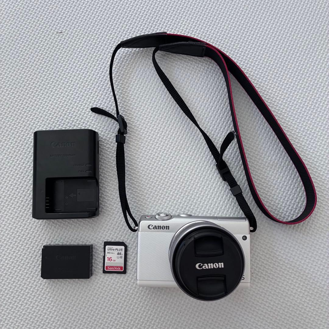 【値下げしました★】Canon EOS M100 シルバー ミラーレスカメラ