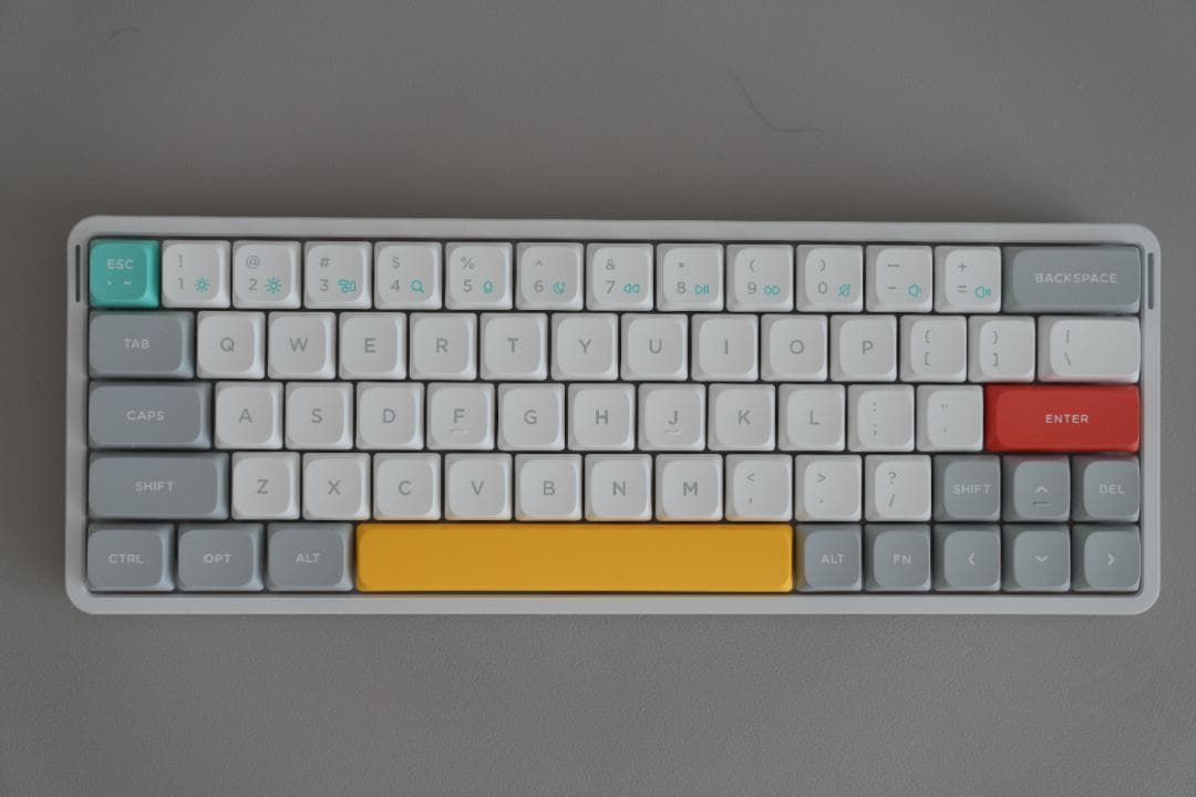 NuPhy Air60 V2 ワイヤレスキーボード Cowberry軸 ホワイト