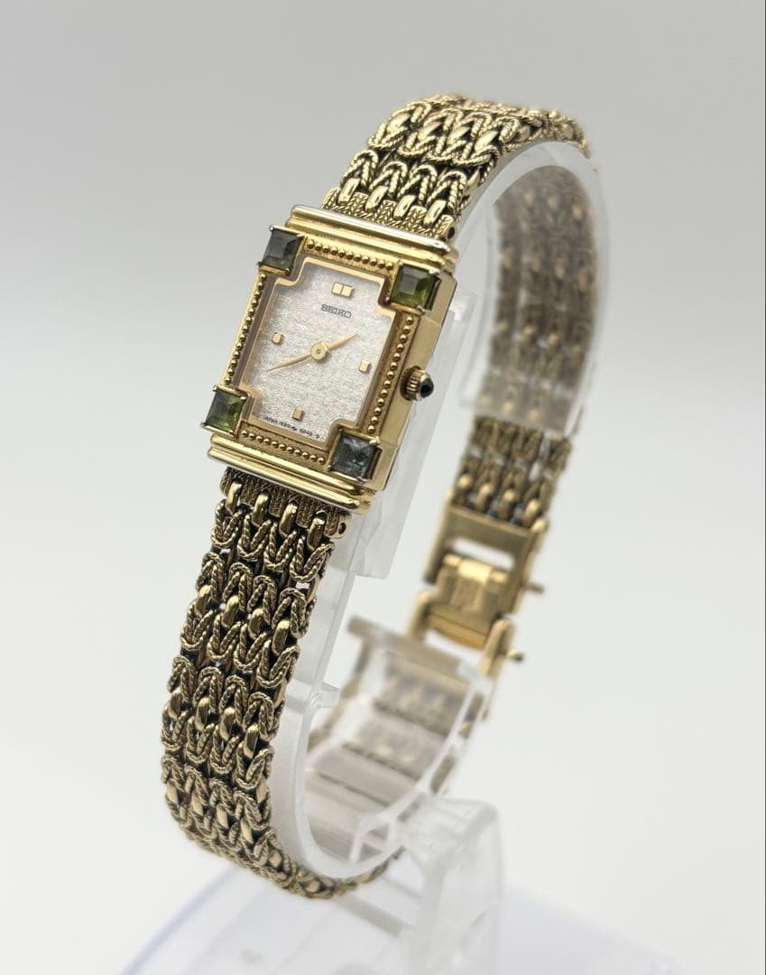 SEIKO セイコー 1E20-5A7A レディース腕時計 ゴールド スクエア型