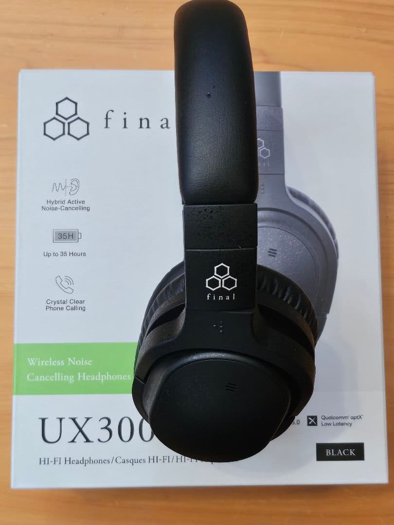 【超美品】final UX3000 ワイヤレスヘッドホン ブラック