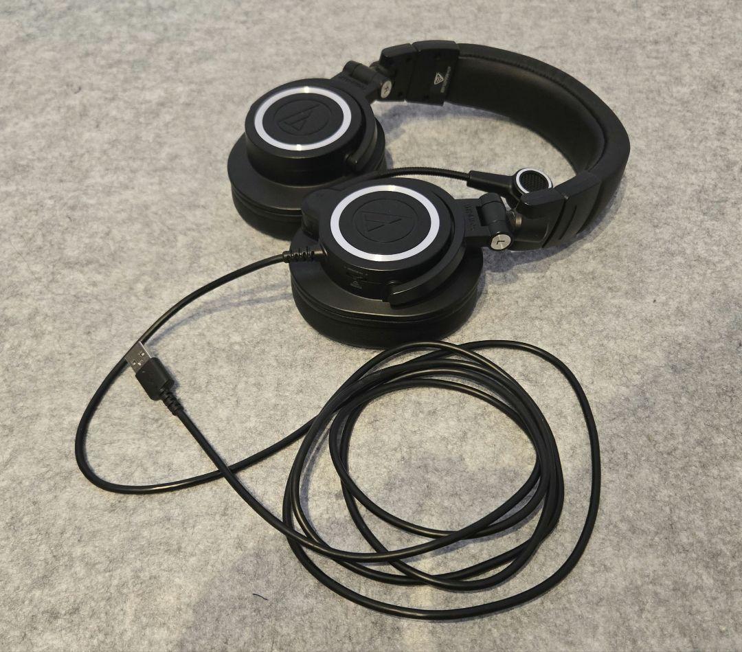 【美品】audio-technica ATH-M50xSTS-USB