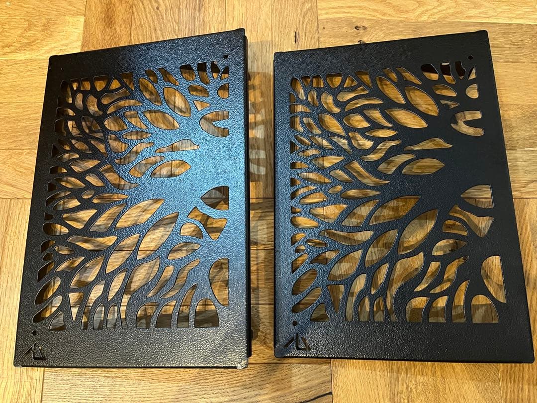 BLACK DESIGN ブラックデザイン ハレテーブル ツリー柄 2枚セット