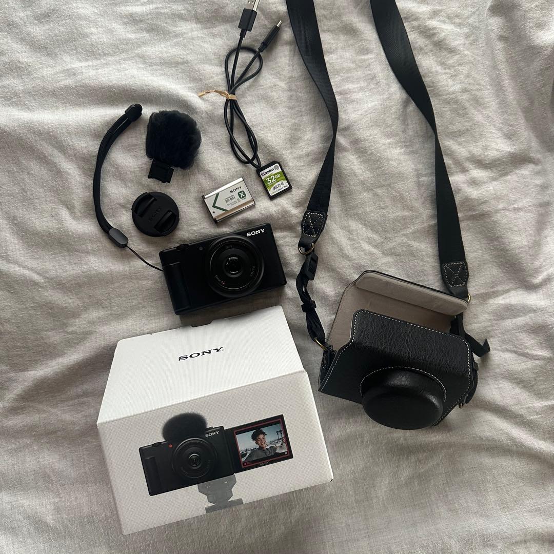 SONY ZV-1F デジタルカメラ 本体と付属品