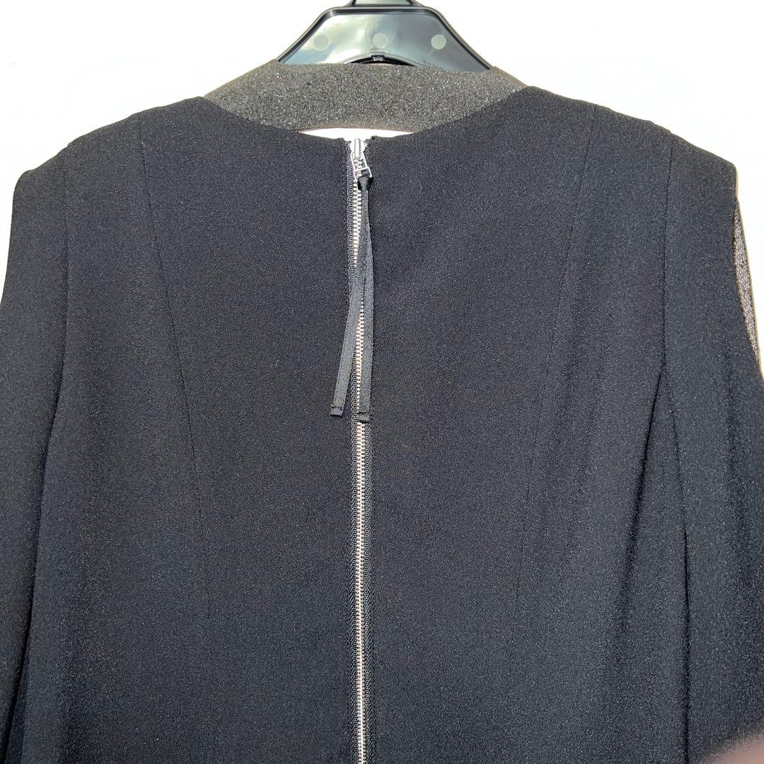 ゆう様　SNIDEL シアーショルダーミニワンピース　ブラック