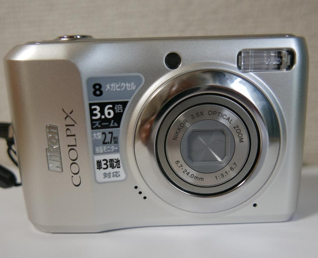Nikon COOLPIX L19 シルバー　美品コンデジ旧型