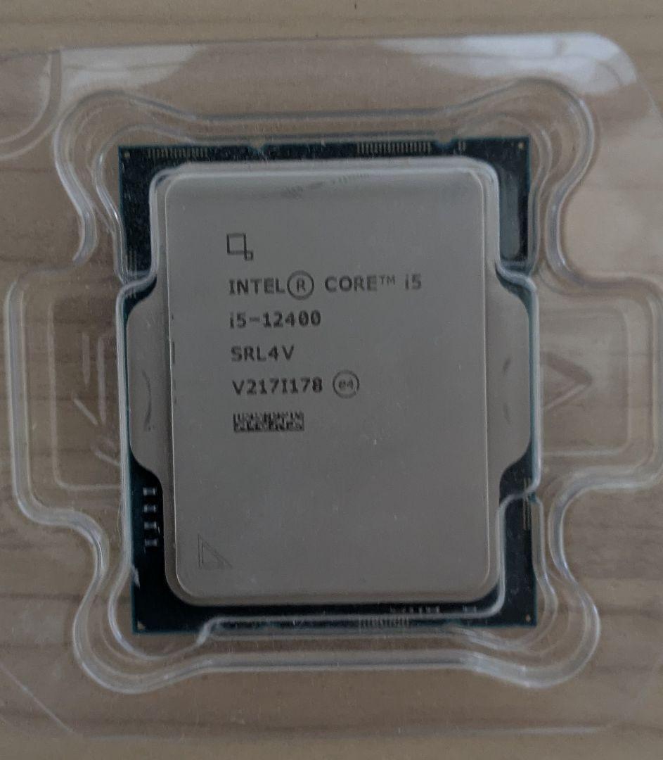 動作確認済み intel corei5-12400f 箱無し cpu本体のみ