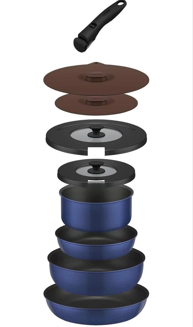 サーモス デュラブルシリーズ フライパン9点セット KSC-9C IBL