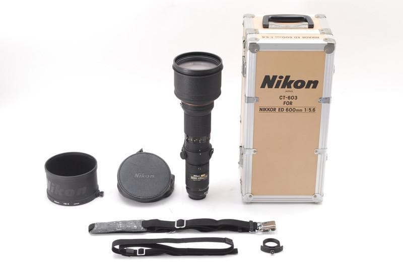 【超美品】Nikon Ai-S ED 600mm f/5.6 レンズ ケース付
