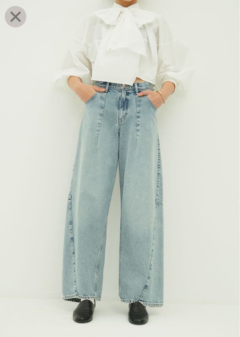 CLANE COCOON BULKY DENIM PANTS サイズ0