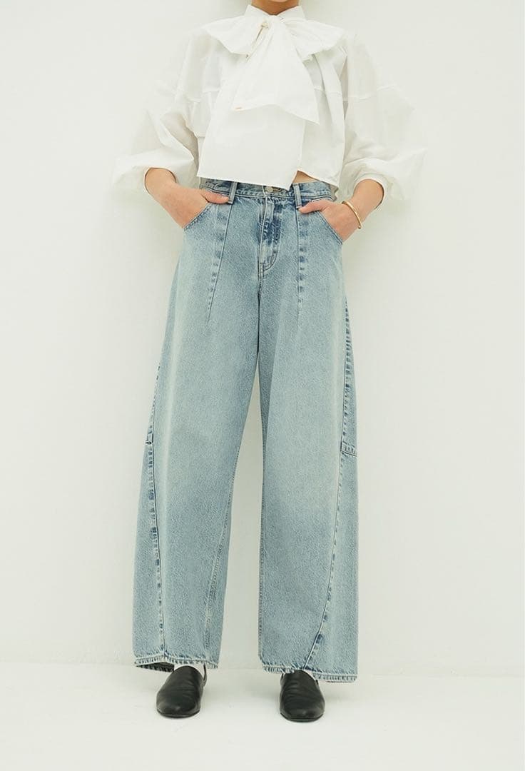 CLANE COCOON BULKY DENIM PANTS サイズ0