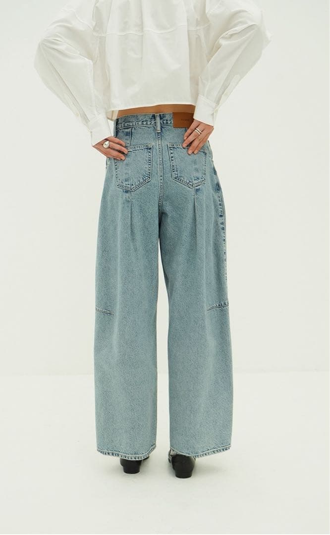 CLANE COCOON BULKY DENIM PANTS サイズ0