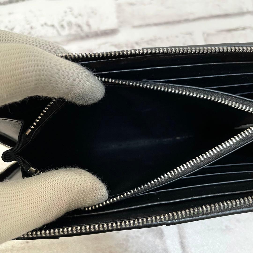 現行・未使用✨ボッテガヴェネタ　長財布　カセット　マキシイントレ　RFID　黒