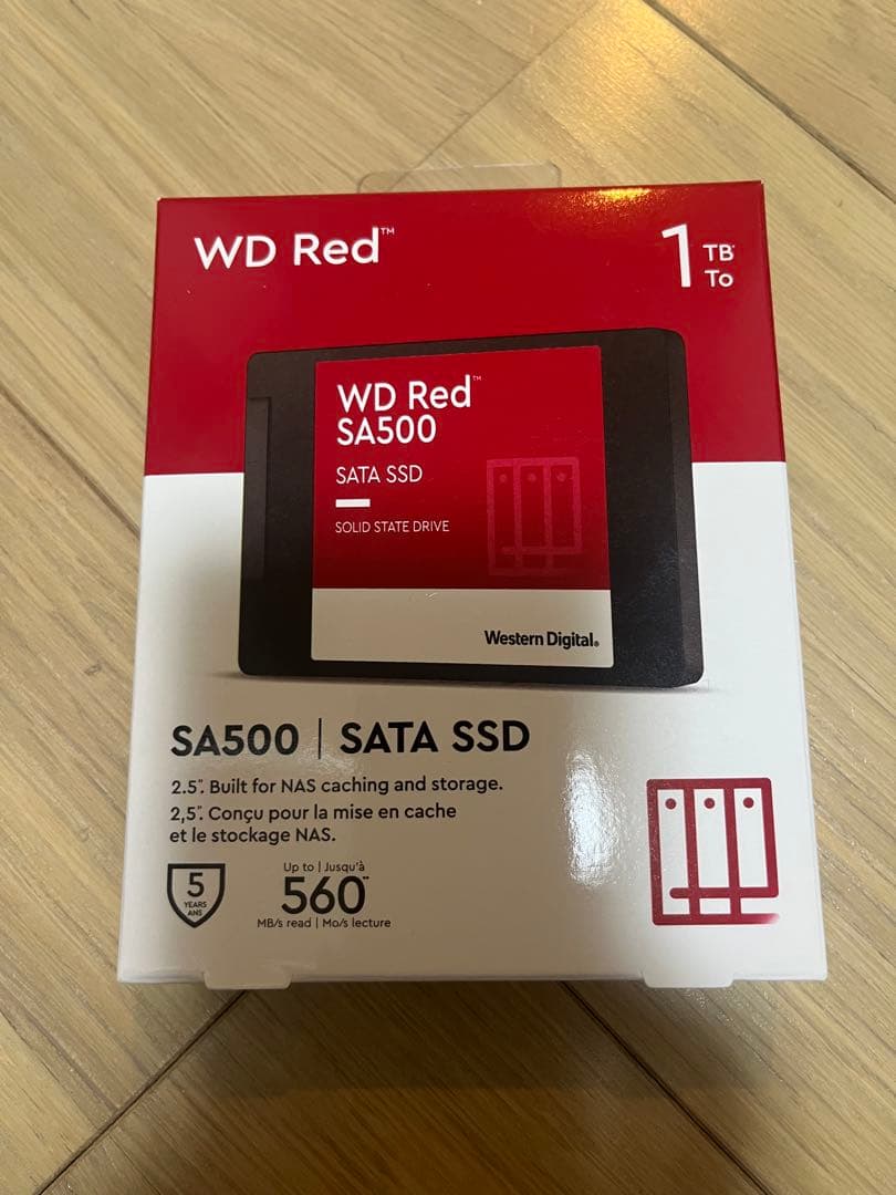 WD RED SA500 1TB/500GB SATA SSD 2.5インチ