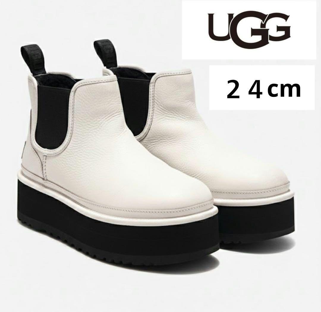 UGG厚底 ブーツ　ホワイト