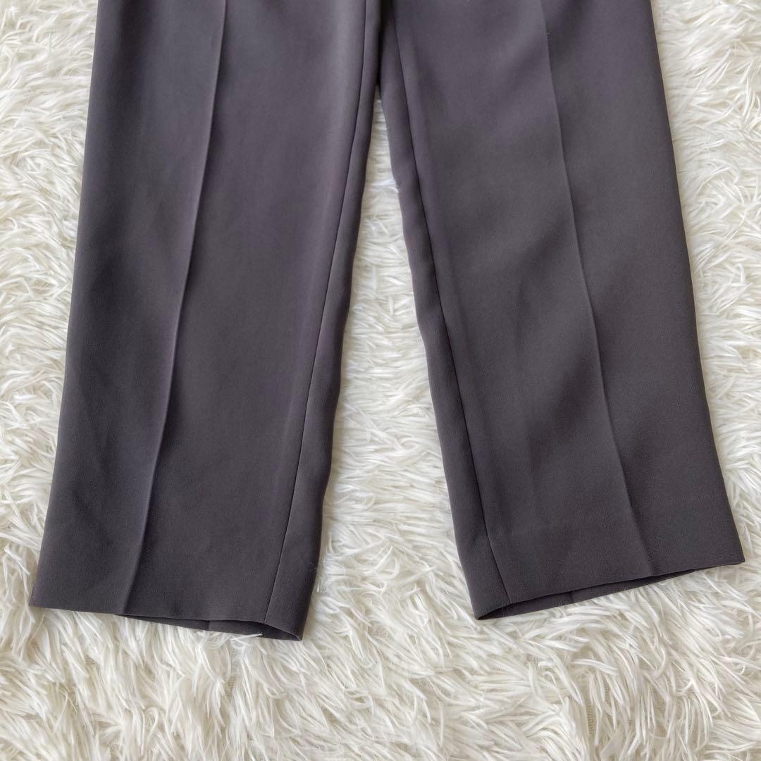 【極美品】 PLST トリアセ ノーカラーセットアップ グレー Mサイズ