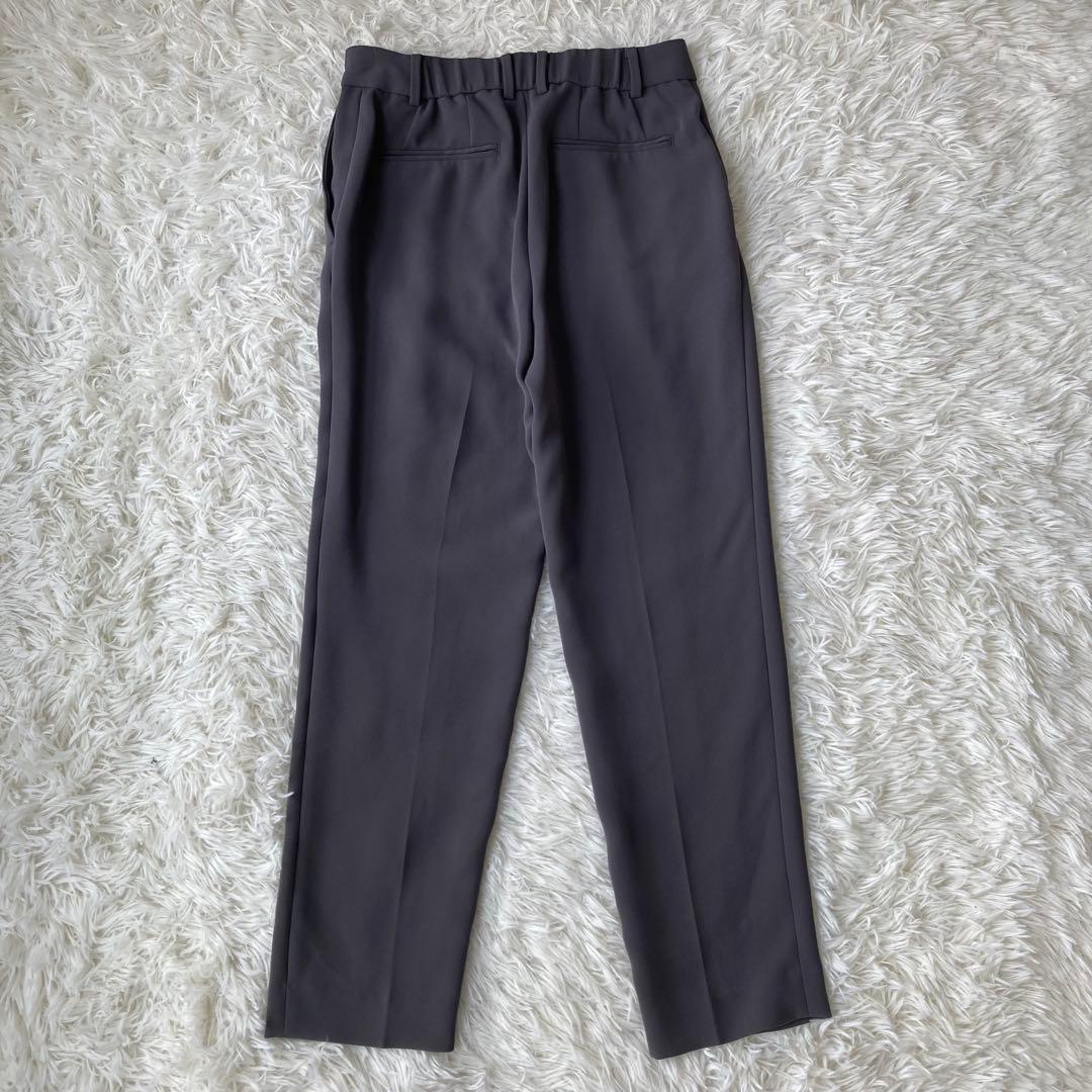 【極美品】 PLST トリアセ ノーカラーセットアップ グレー Mサイズ