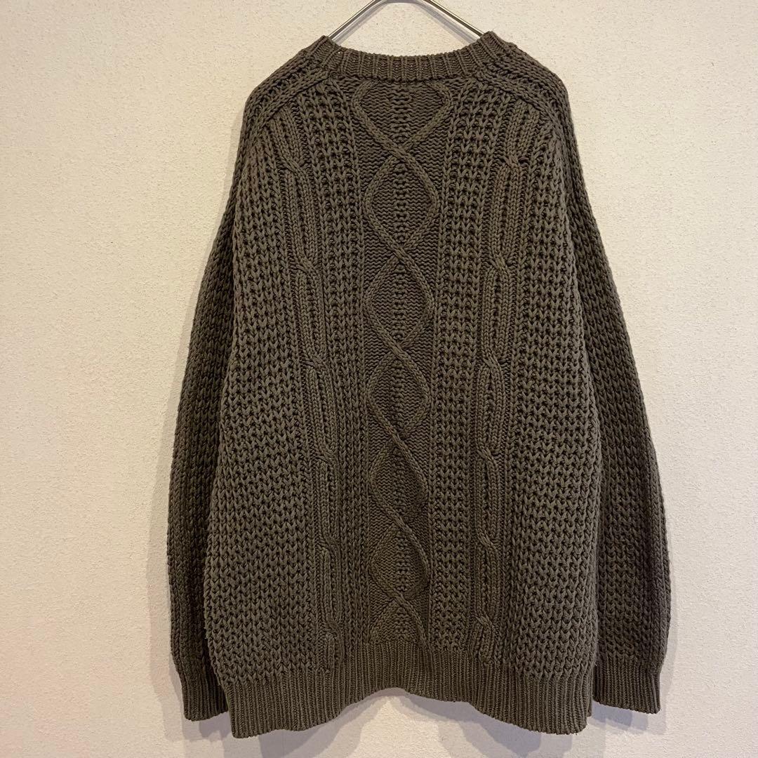 【美品】steven alan 別注 BATONER 21AW ケーブルニット