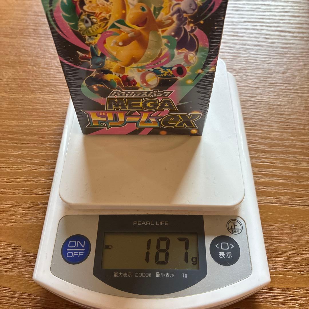 ポケモンカードゲーム MEGA ドリームEX 187g越え！