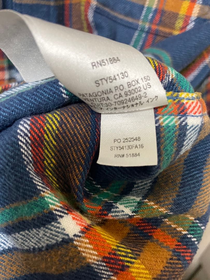 patagonia パタゴニア オーガニックコットン フィヨルドフランネルシャツ