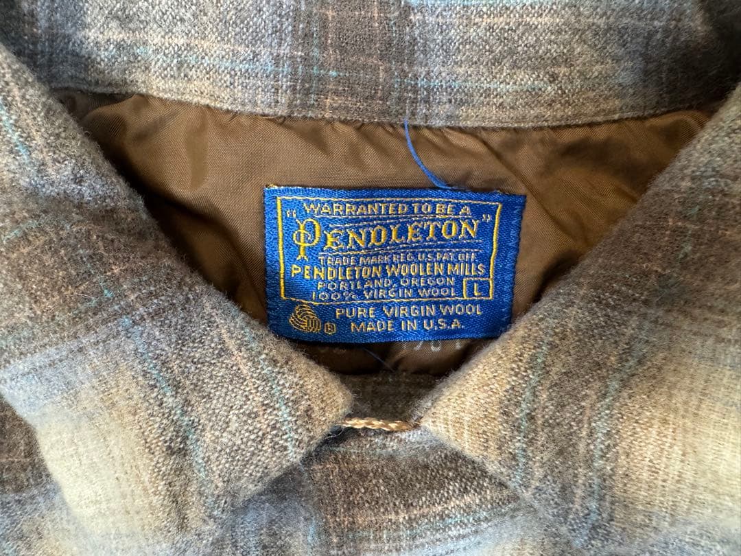 G*u様 70S PENDLETON オンブレ シャドー ボードシャツ ペンドル