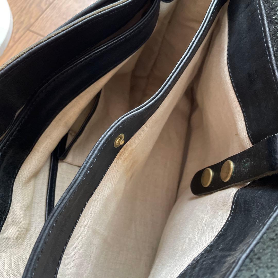 SLOWスロウ栃木レザステアレザ-ショルダ-バックハンティングポストマンRRL