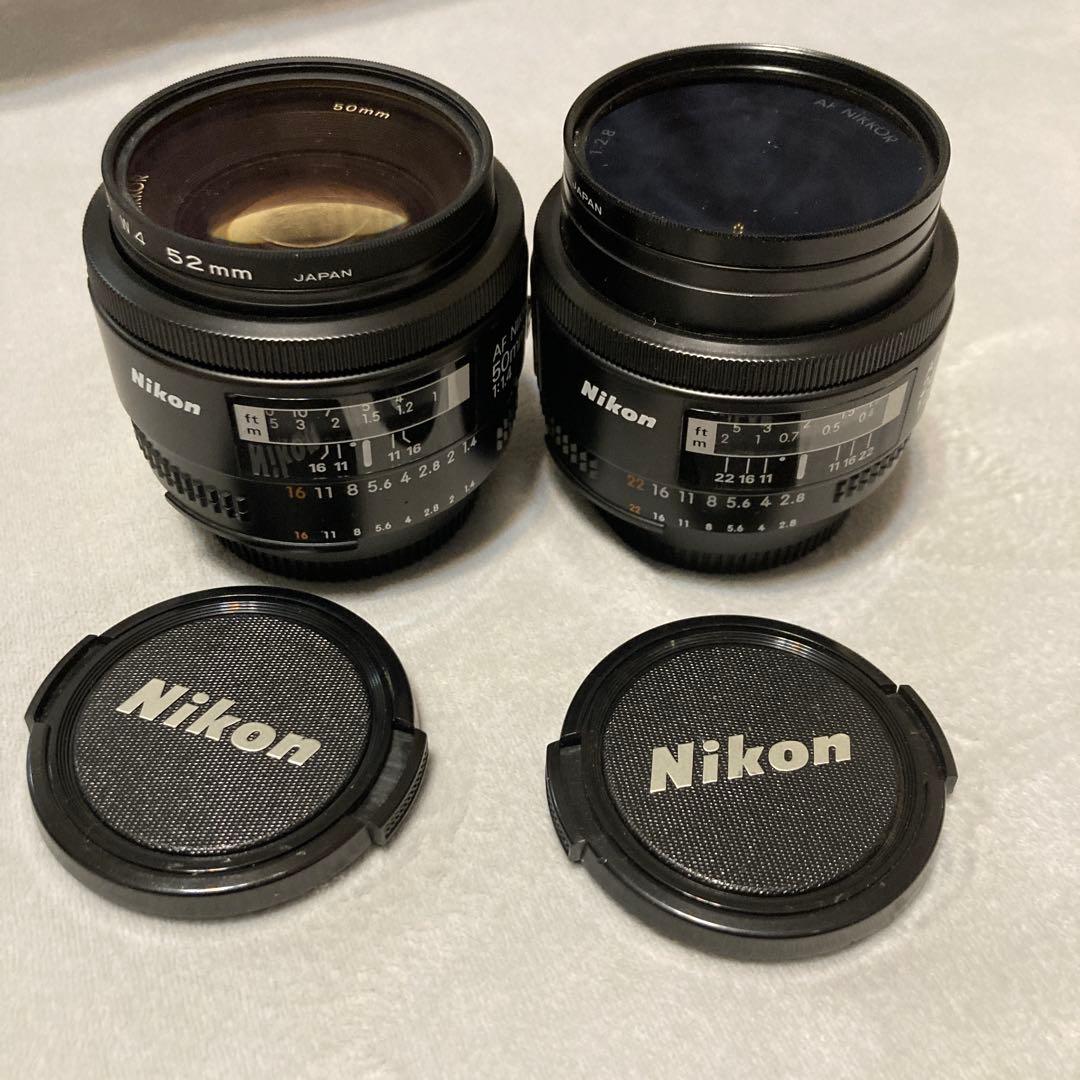 AF NIKKOR 単焦点レンズ　2本　24mm f2.8 50mm f1.4